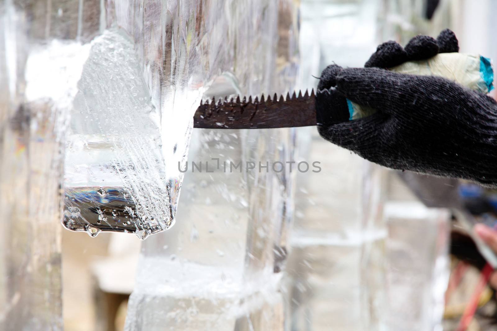 Ice Sculpture Carving by ponsulak