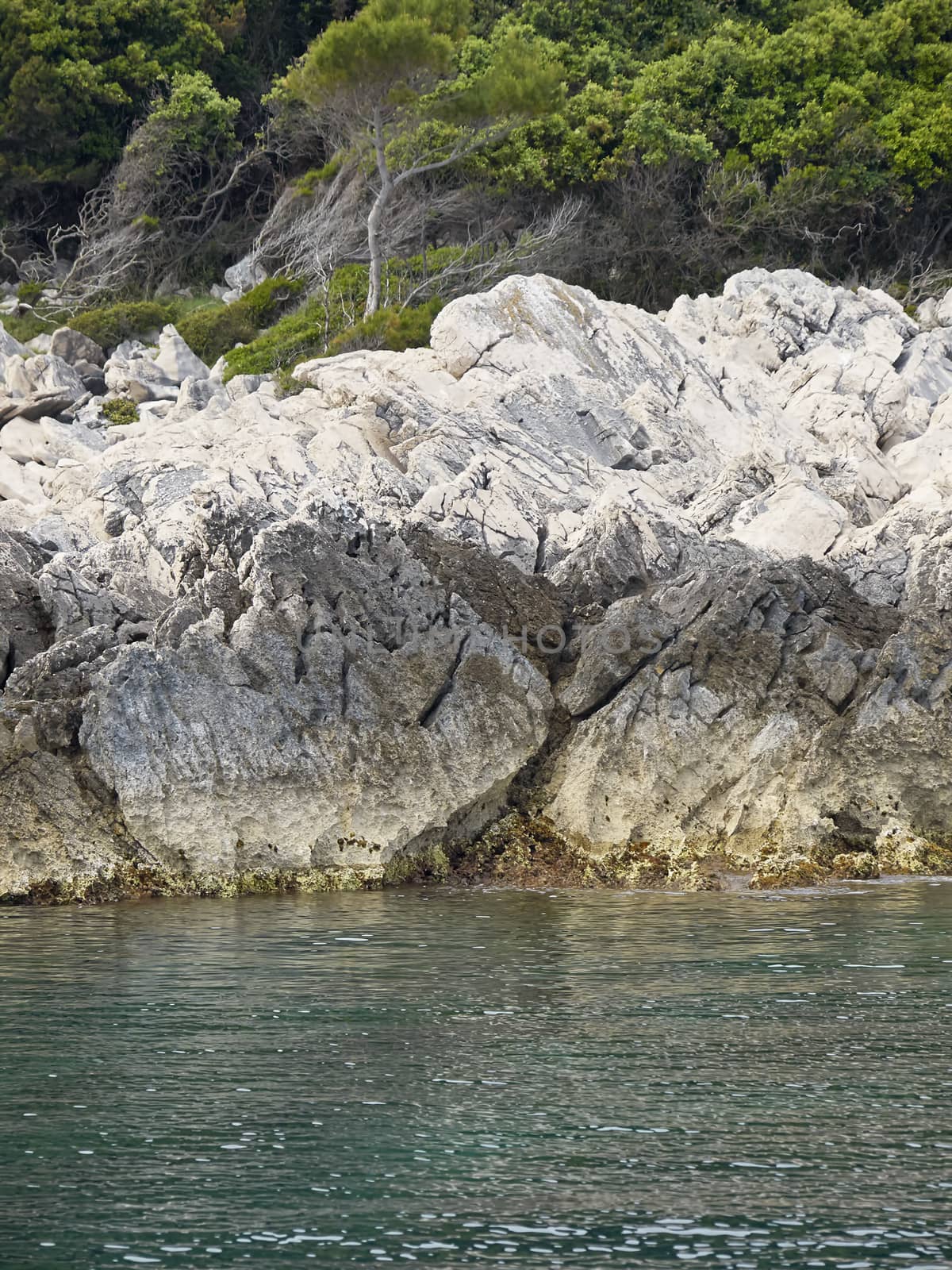 island coast in adriatic sea croatia      