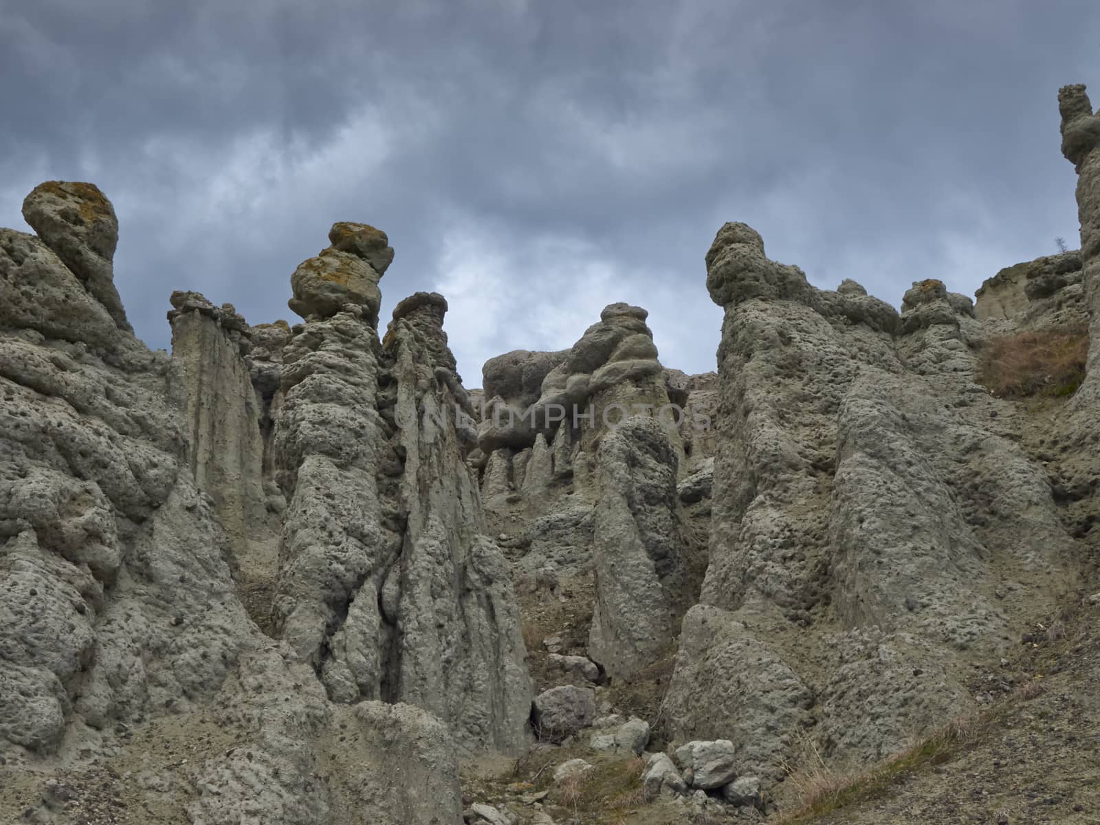 Part of earth bars, location Kuklica, Macedonia