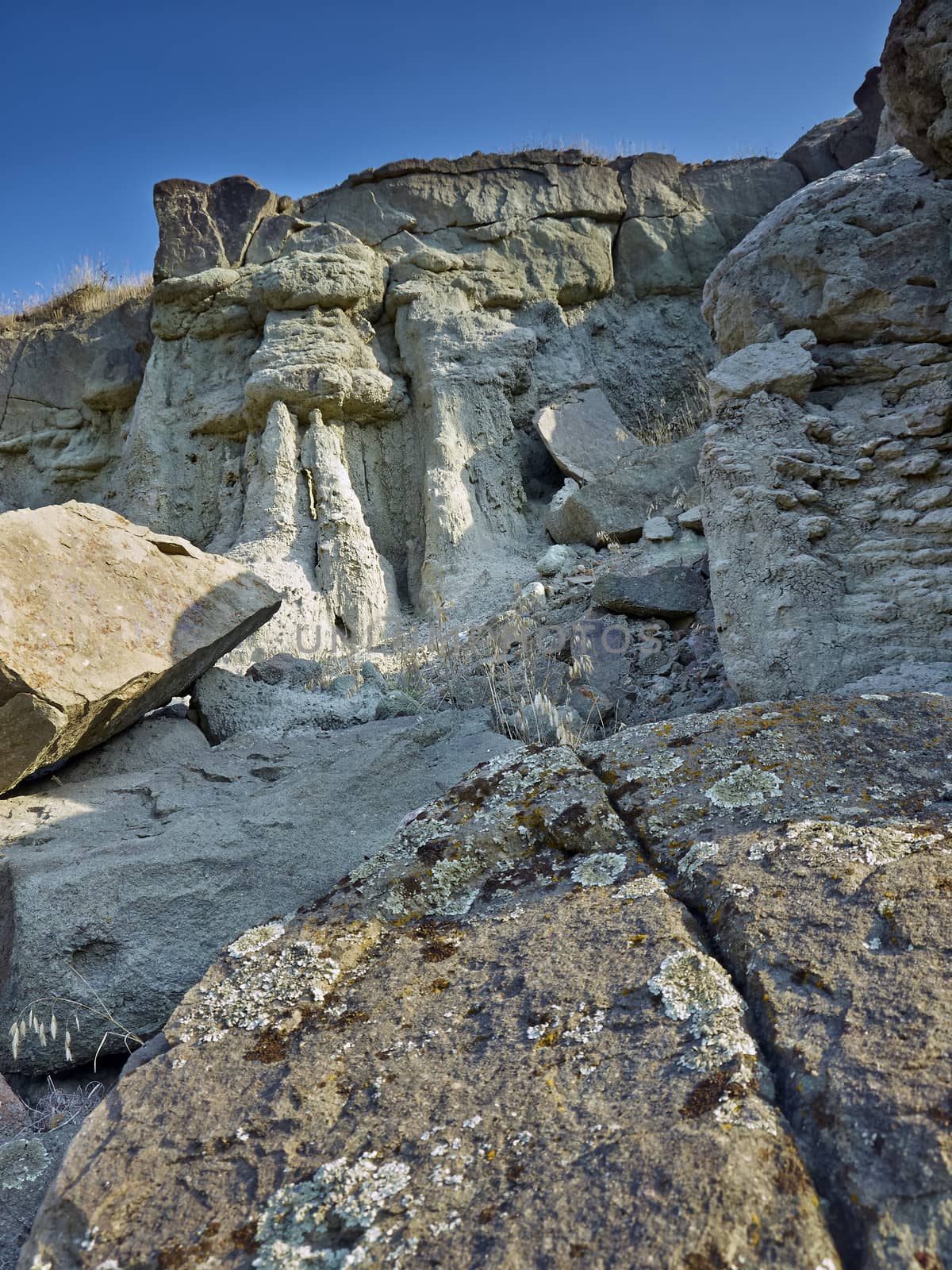 Part of earth bars, location Kuklica, Macedonia