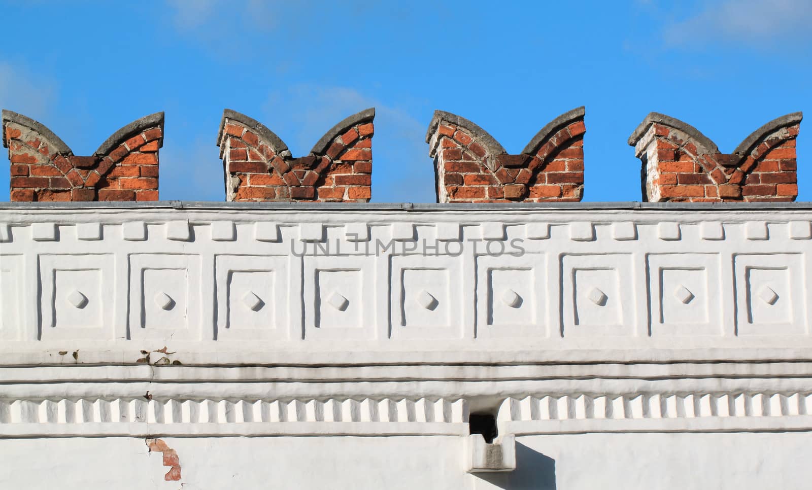 Century monastery fortress wall