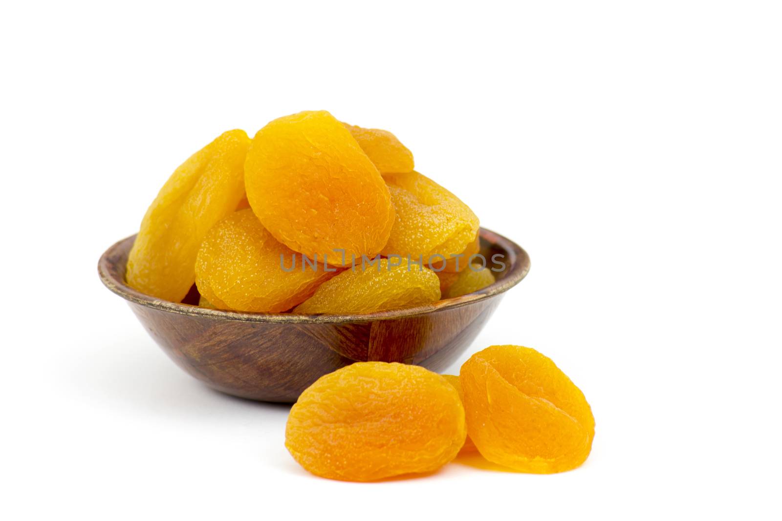 bowl full of dried apricots