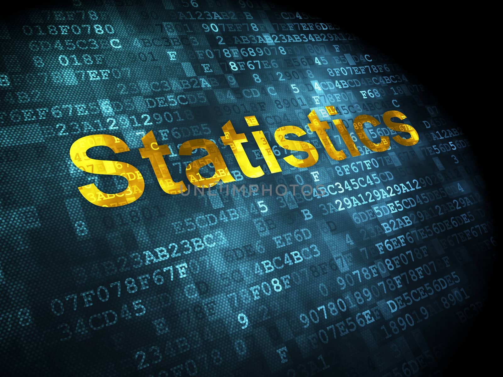 Finance concept: Statistics on digital background by maxkabakov