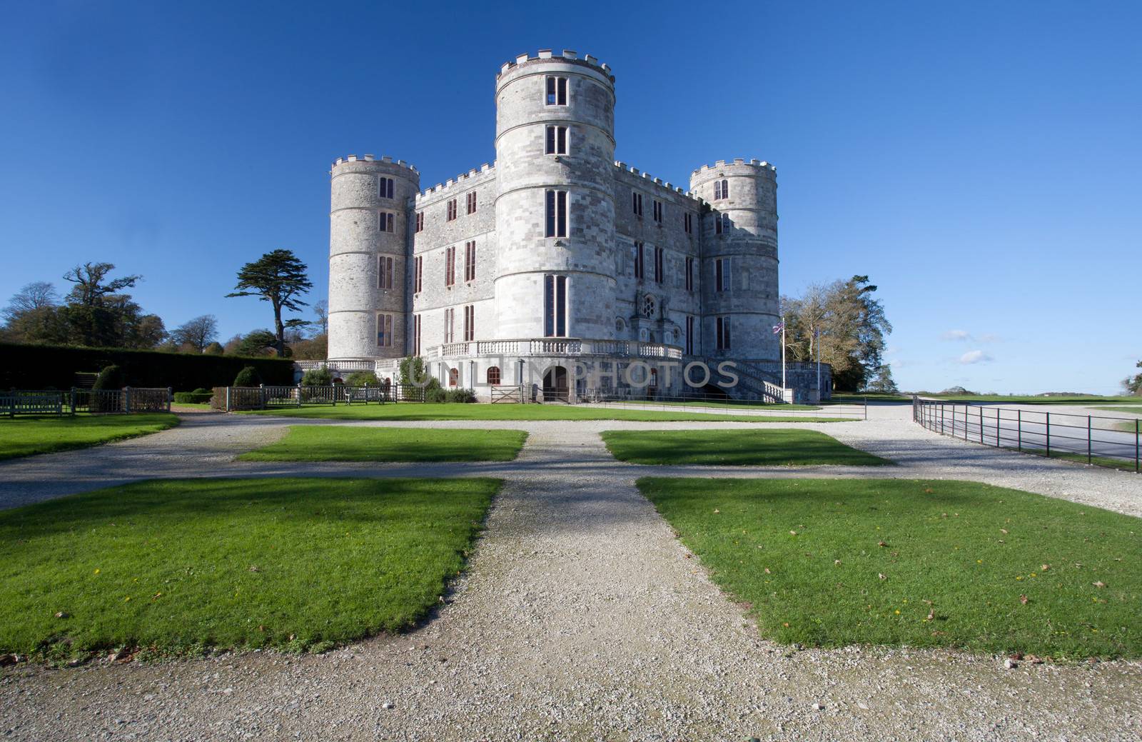 The Landmark attraction Lulworth Castle in rural Dorset England