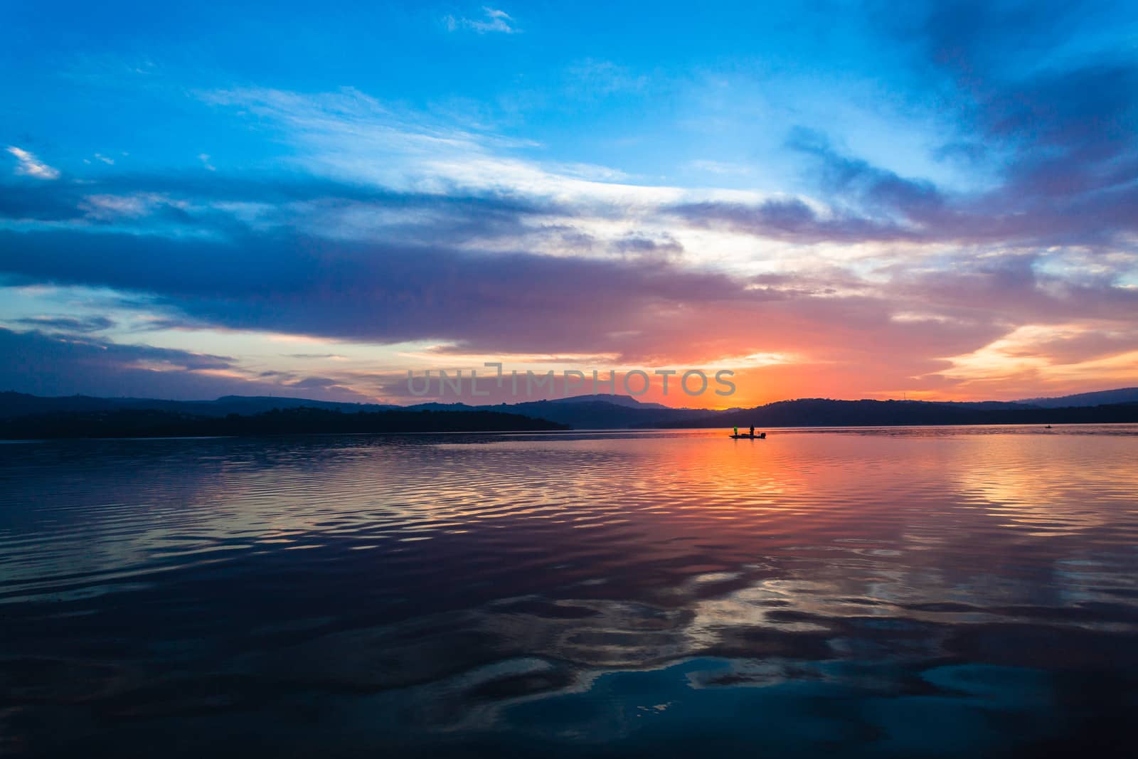 Fishermen Colors Boat Dam  by ChrisVanLennepPhoto