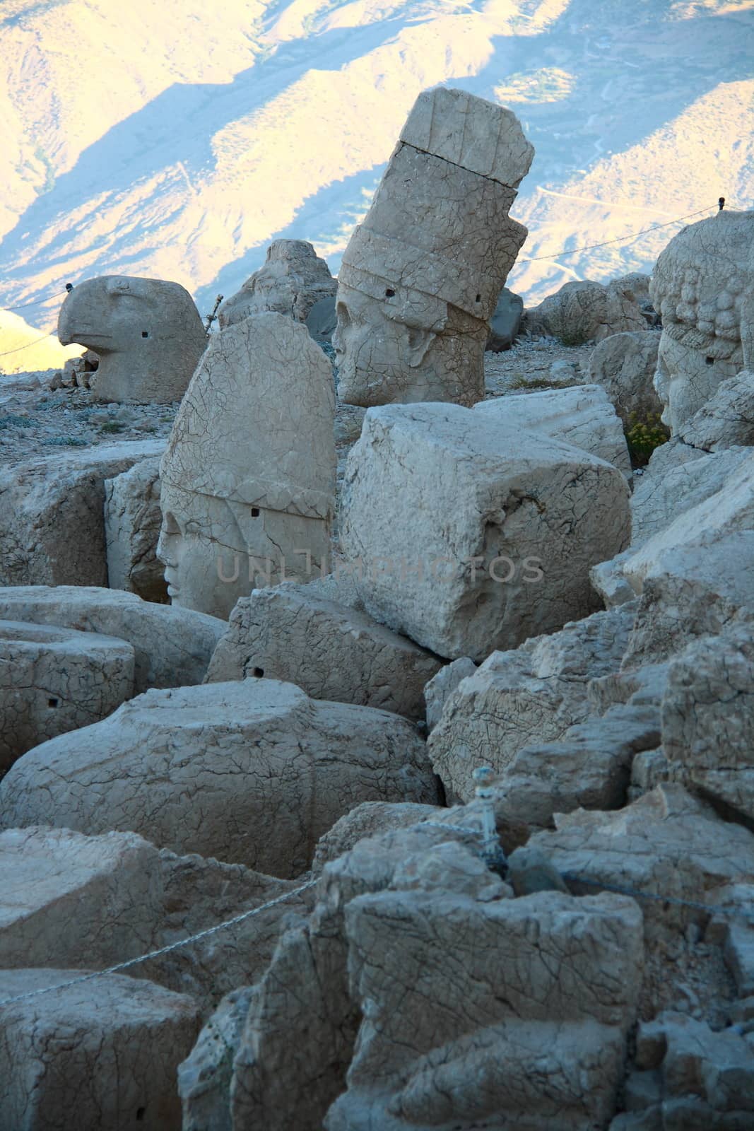 monument of gods on nemrut mountain by mturhanlar
