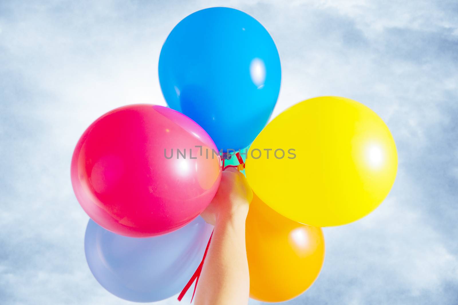 multicolored balloons by anelina