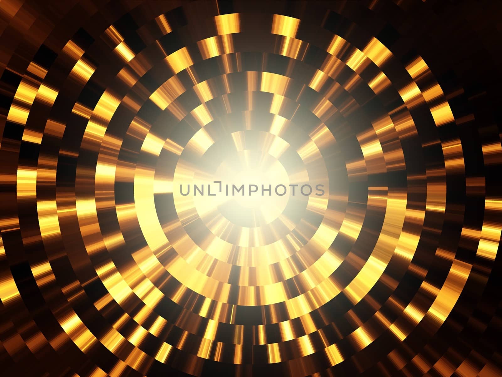 Illustration of a golden abstract background