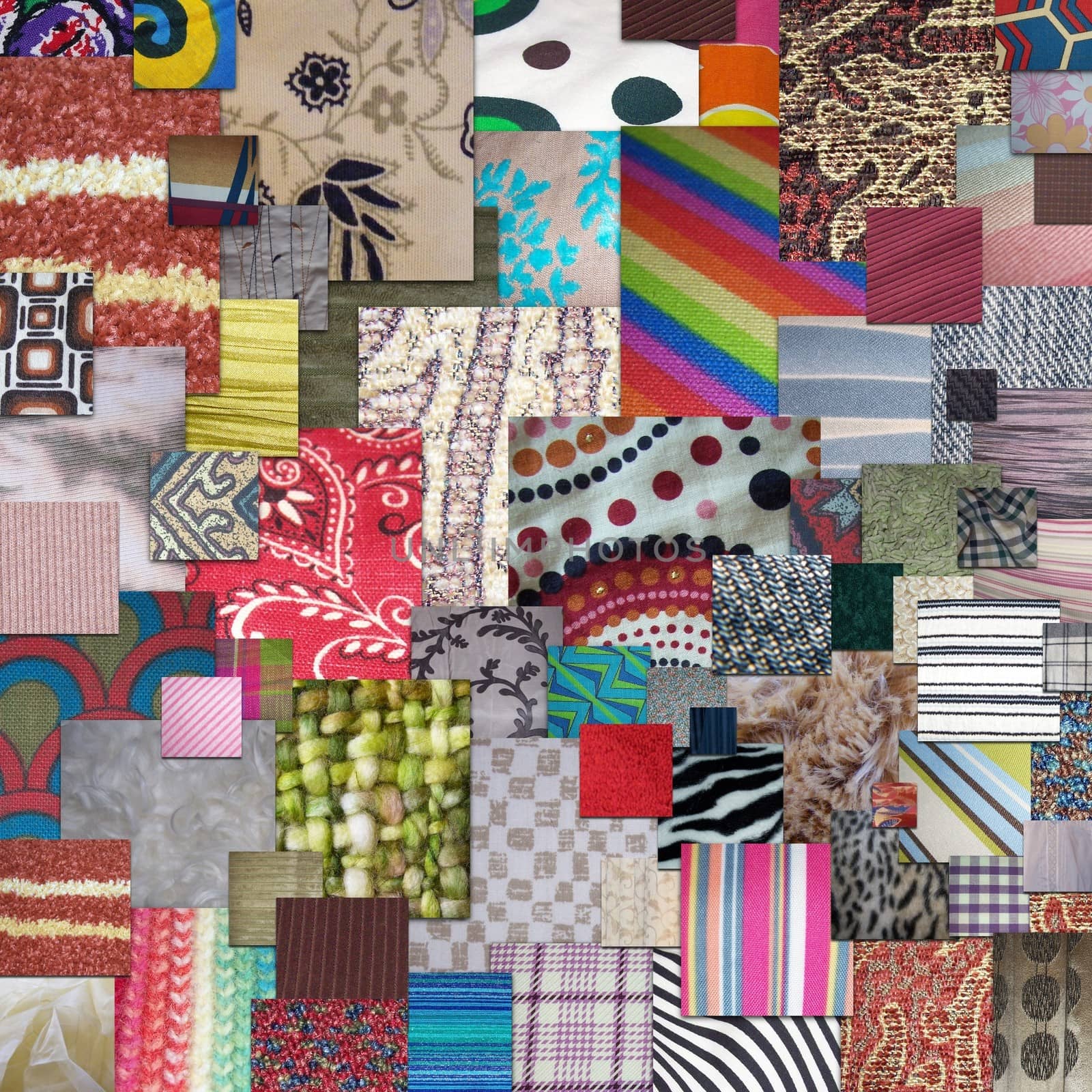squares overlapping textiles and fabrics