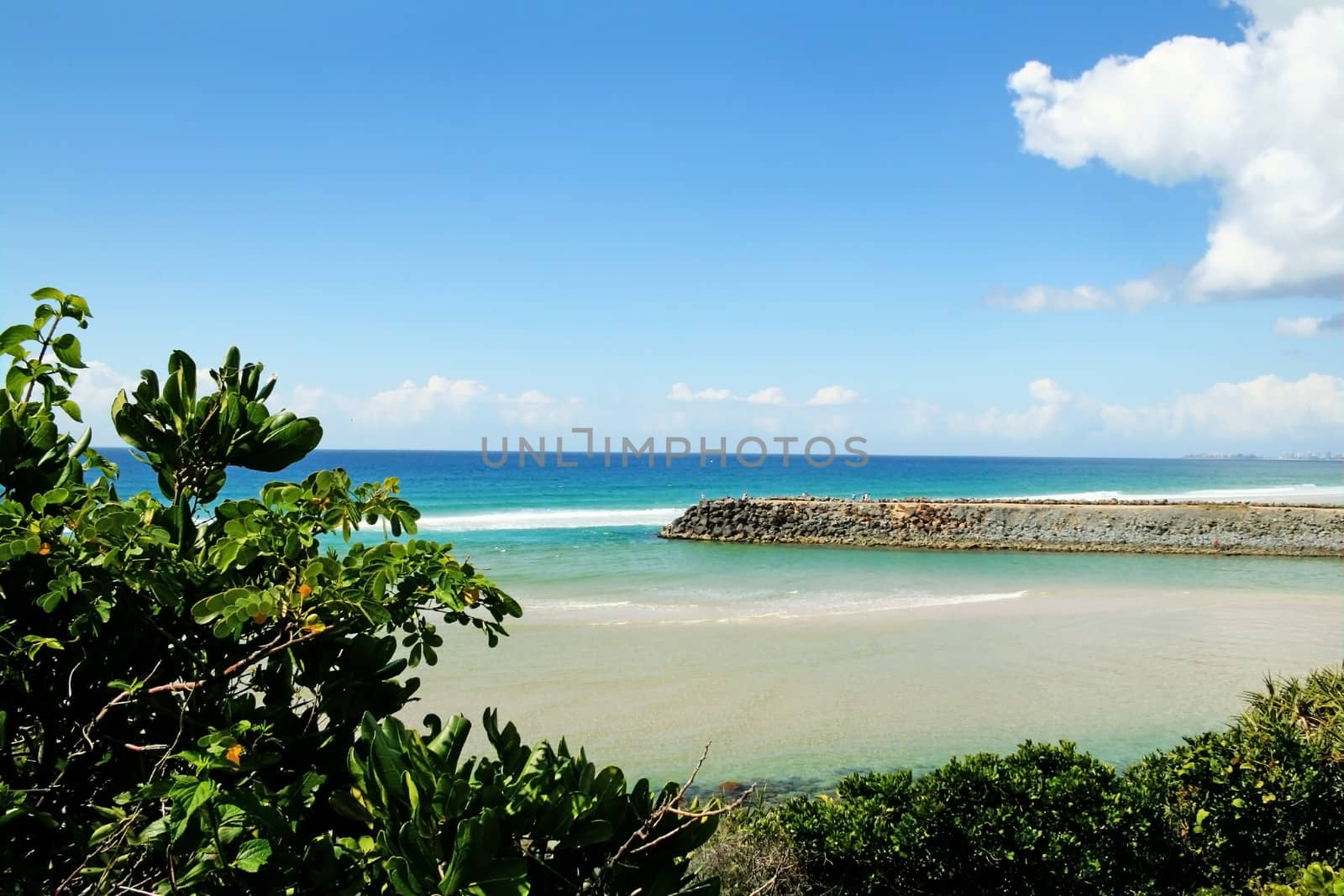 Famous Tallebudgera Creek on the Gold Coast in Queensland Australia.