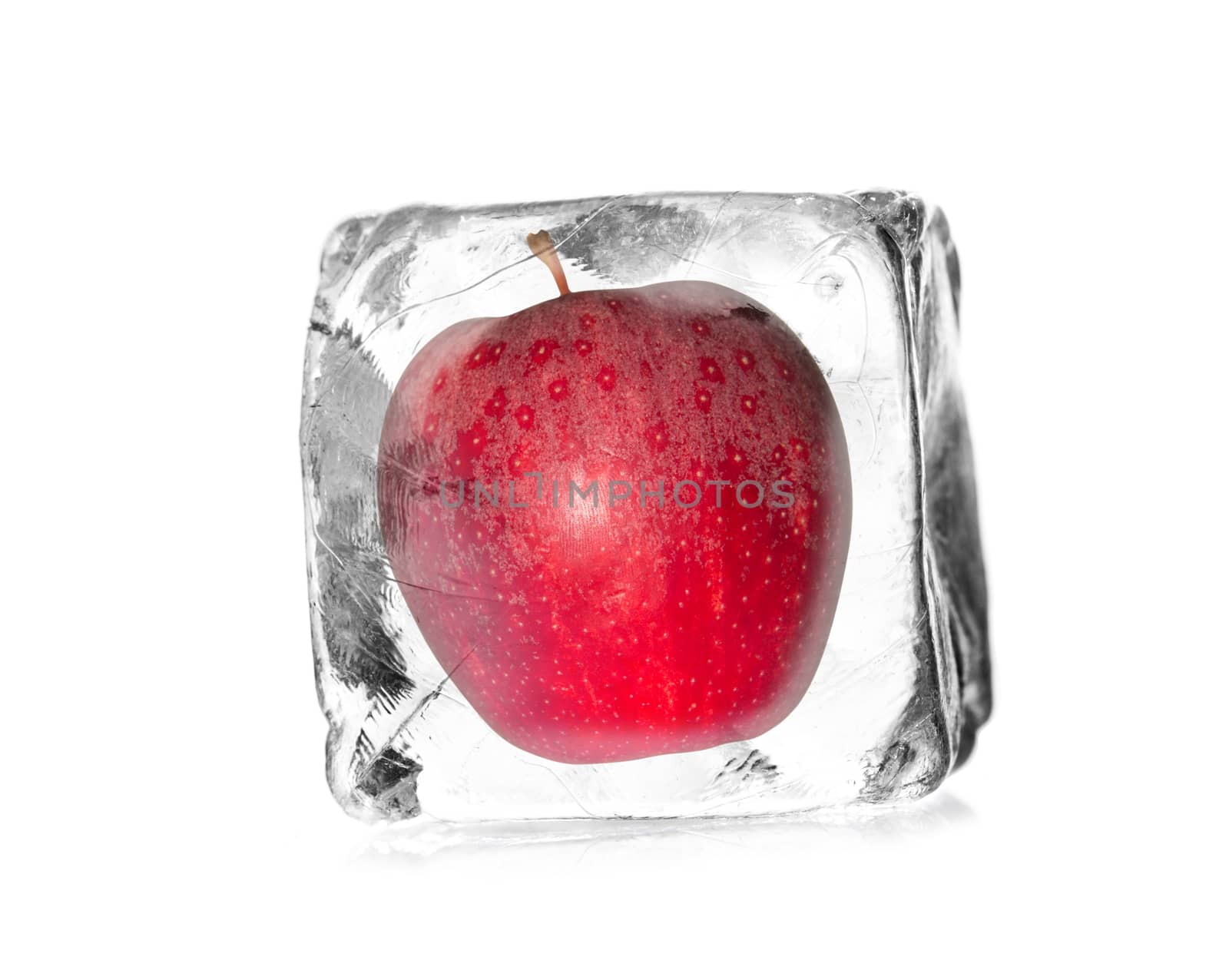 apple in ice cube by Tomjac1980