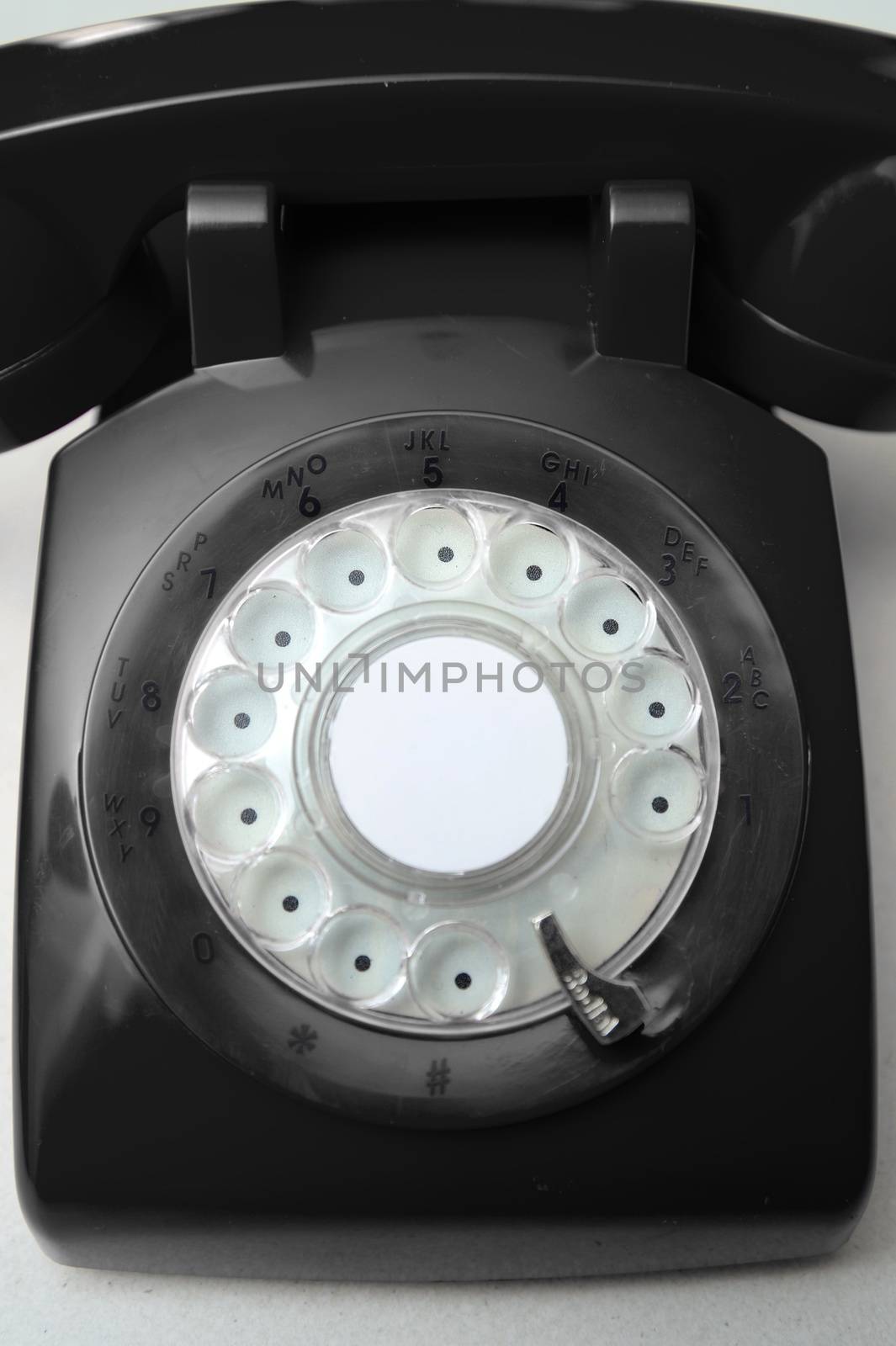 A home phone on a kitchen bench