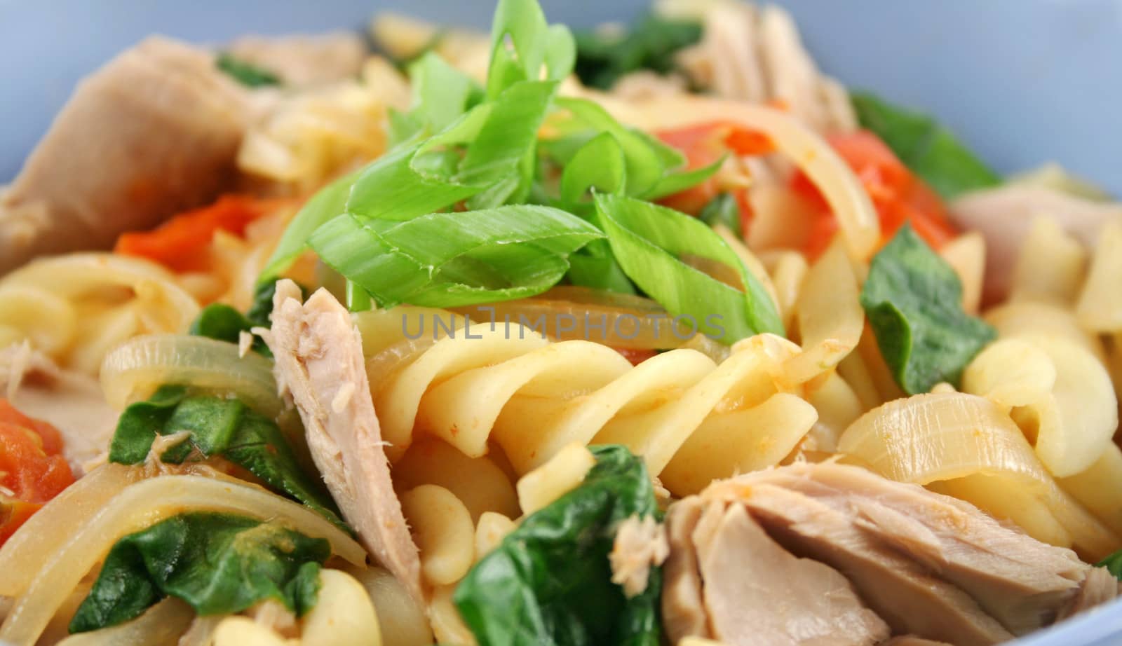 Tuna Pasta Close Up by jabiru