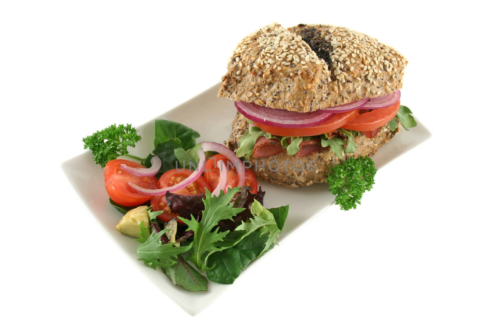 Wholegrain Salad Roll 1 by jabiru