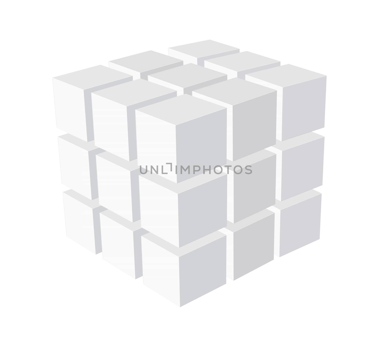 Cube logo business illustration idea by stelian