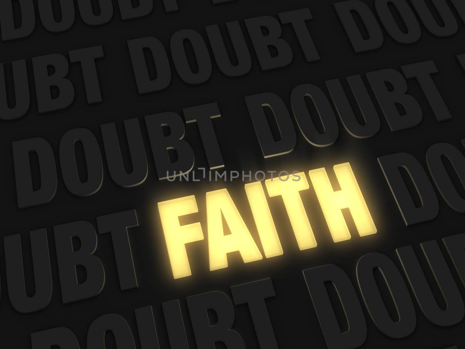 Faith, A Light Amidst  Doubt by Em3