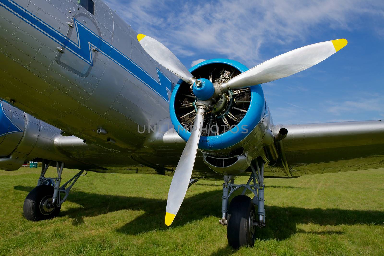 Engine of an old aircraft