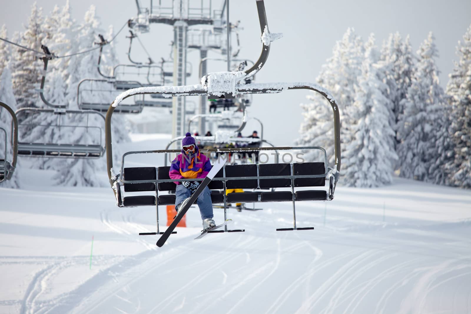 Ski lift by Gudella