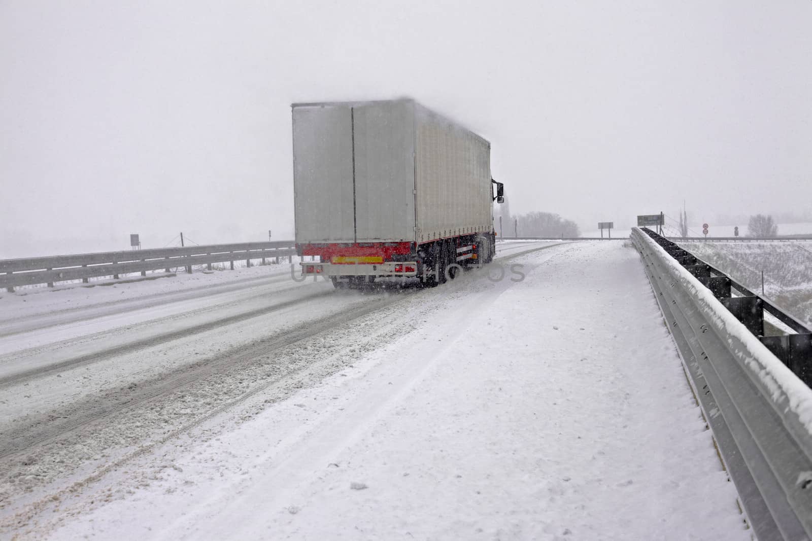 Snowy Highway by Gudella