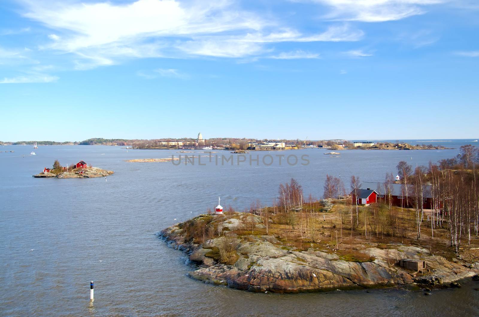 Fortress of Suomenlinna Island near Helsinki. Finland.