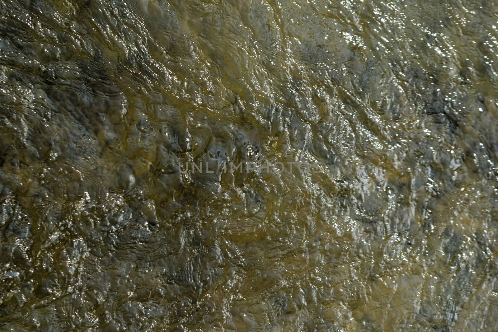 Seething surface of sea water shot in the open sea directly from above