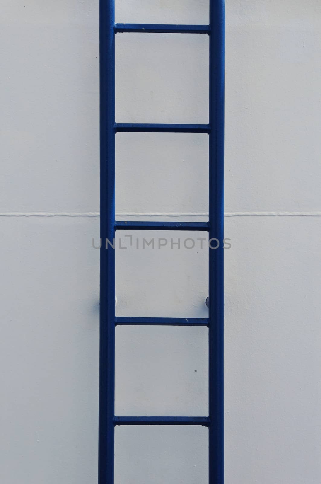 Iron ladder and ship wall abstract background texture.