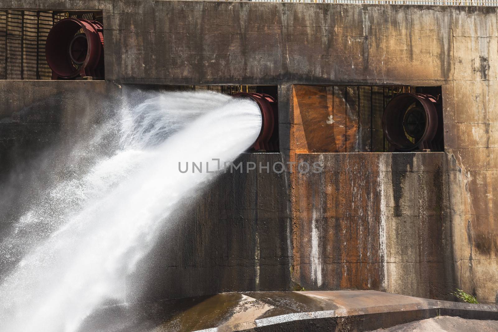 Sleuth Flood Gates Water Dam Wall by ChrisVanLennepPhoto