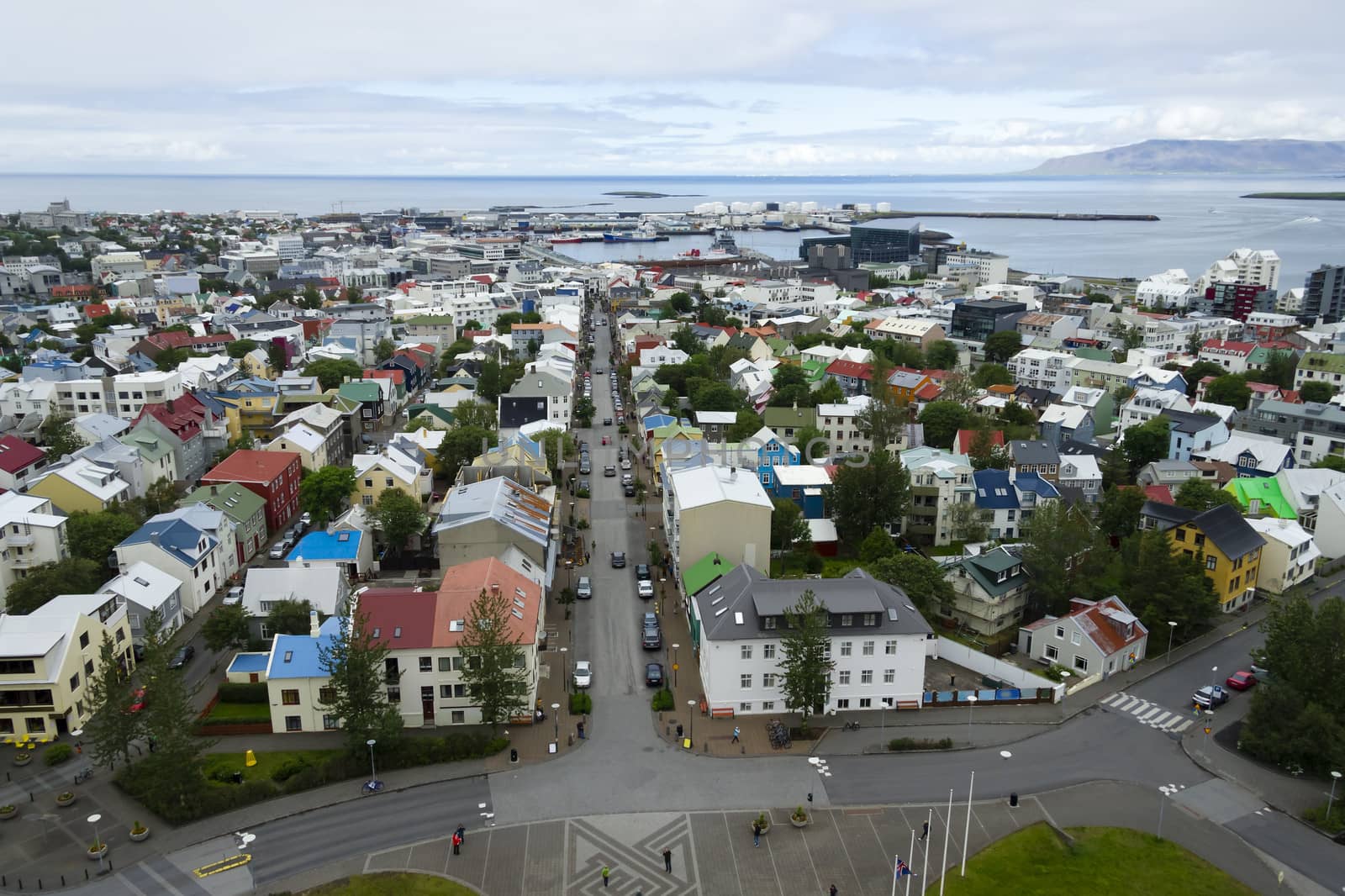 Downtown Reykjavik, Iceland by Tetyana