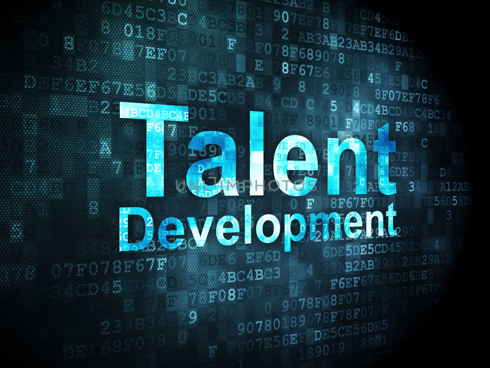 Education concept: Talent Development on digital background by maxkabakov