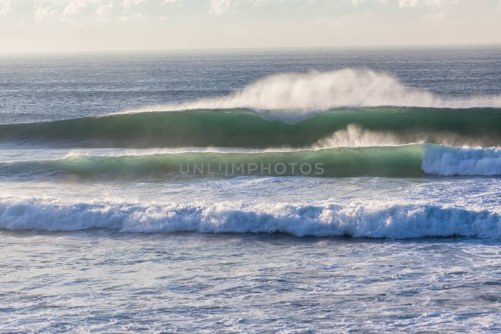 Morning Waves Crashing Water by ChrisVanLennepPhoto