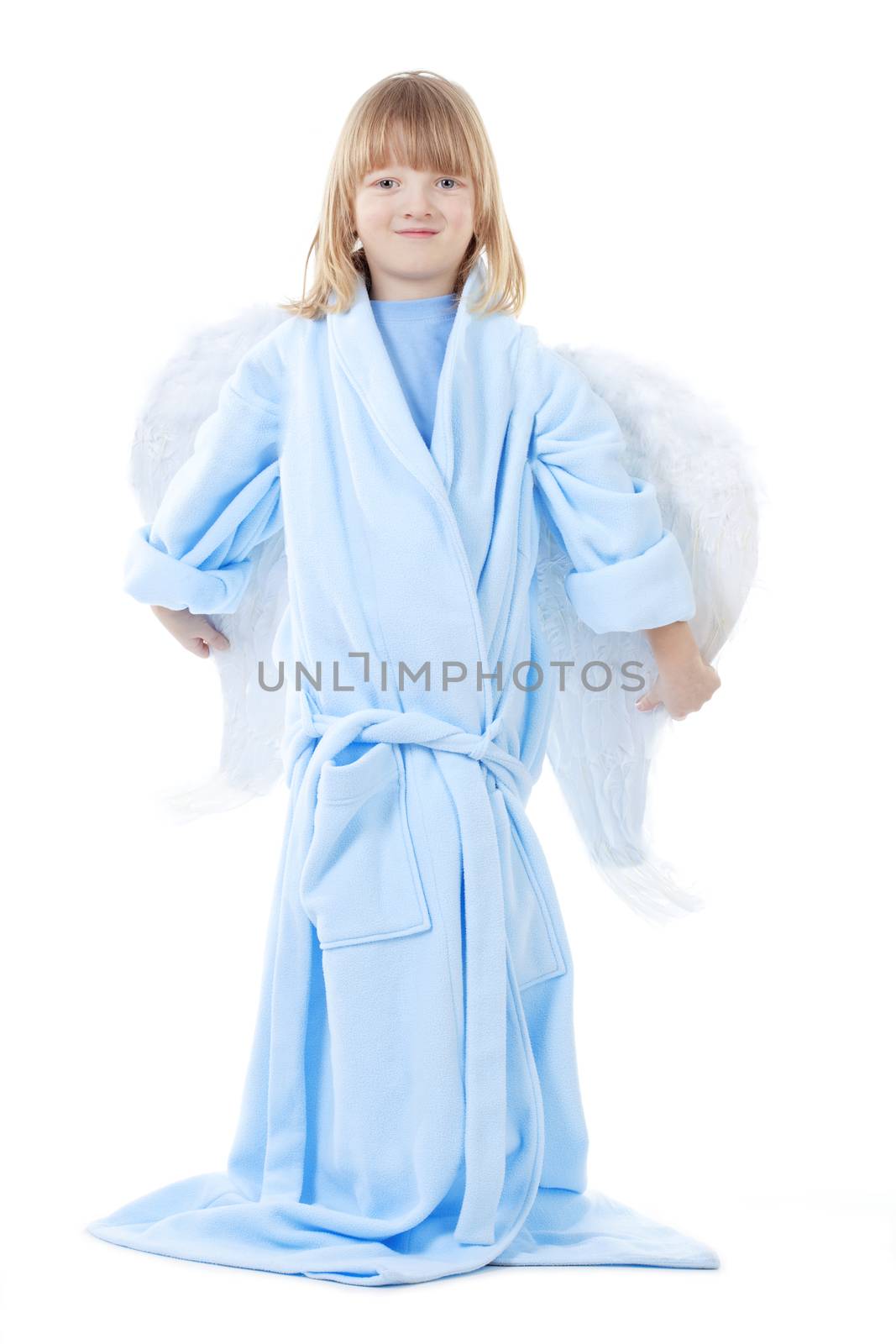 boy with angel wings by courtyardpix