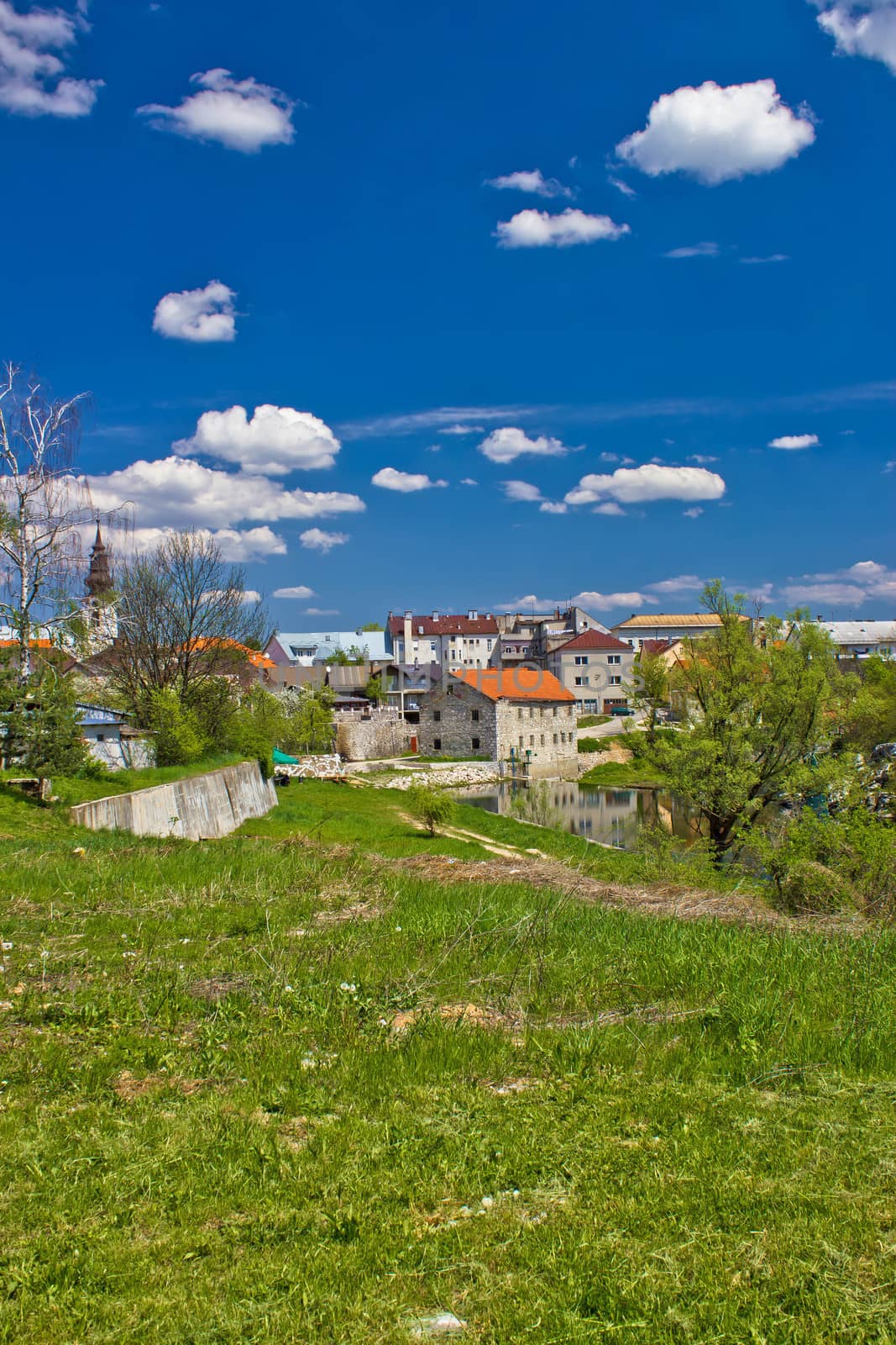 Colors of Gospic, capital town of Lika region in Croatia
