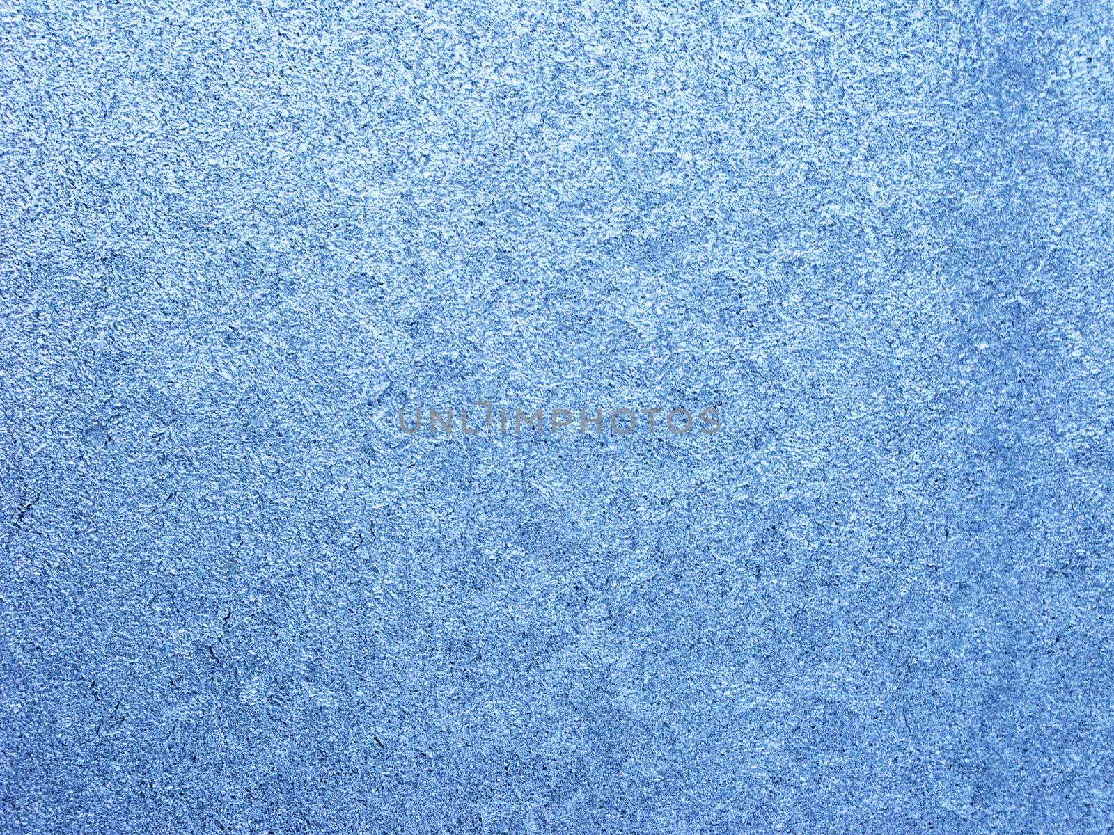 Blue sky behind frosted glass texture background