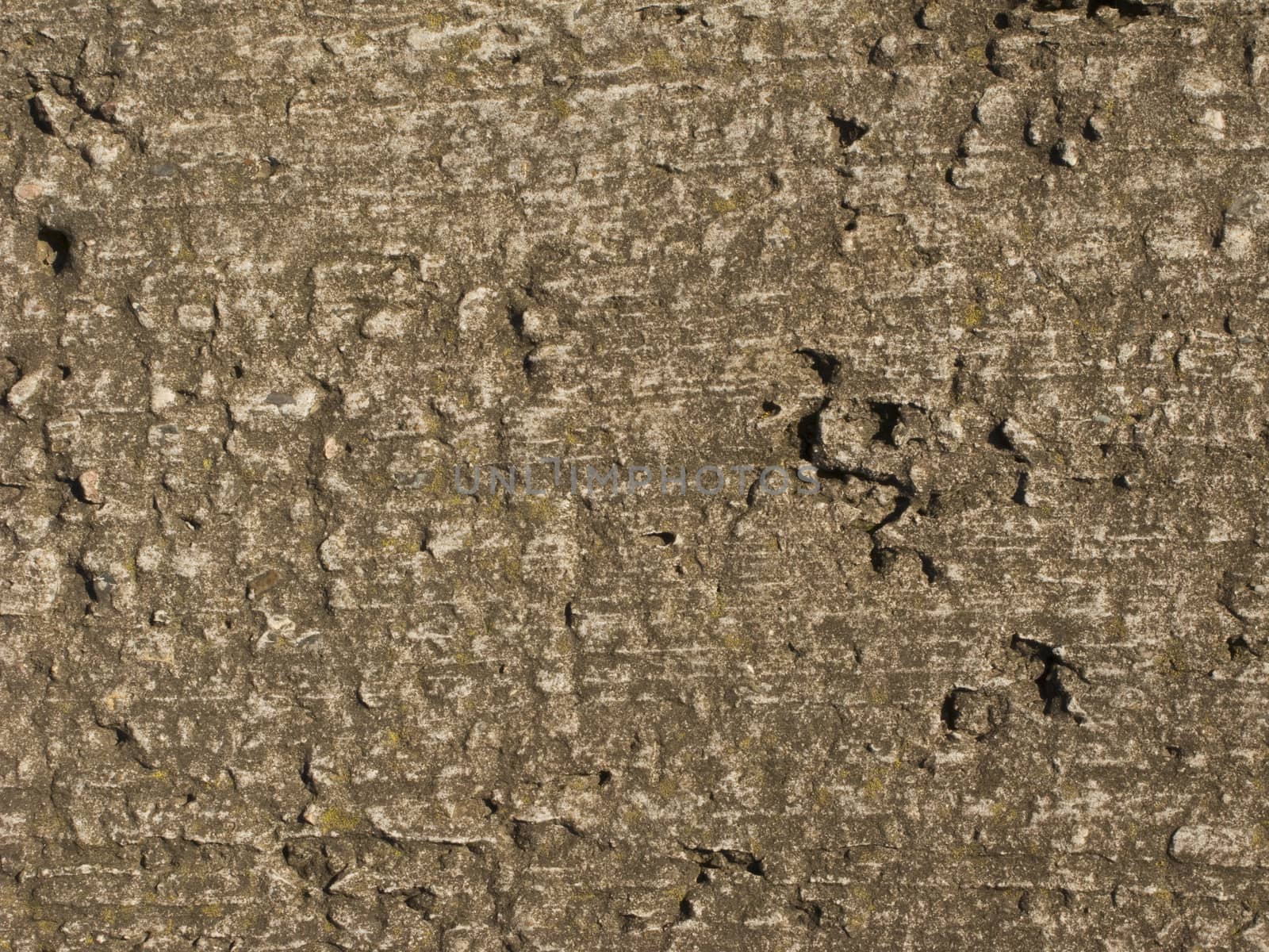 Close up of dark concrete wall surface