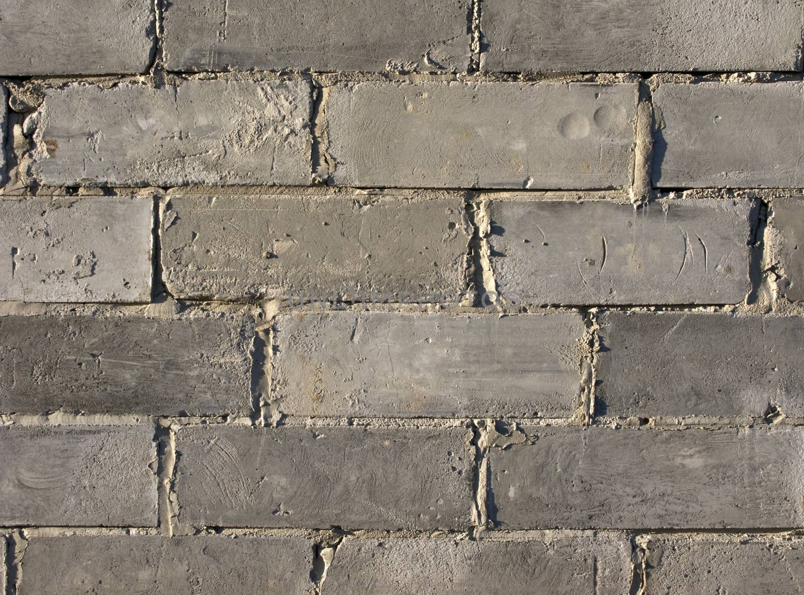 Grey concrete blocks wall, useful as background