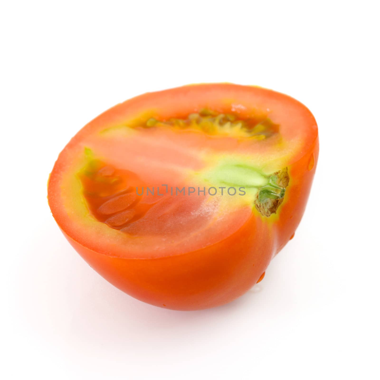 Tomato isolated on white