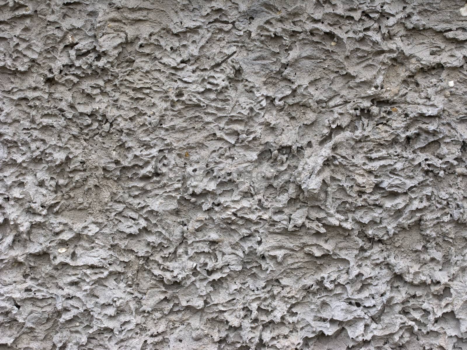 Close up of rough gray concrete surface