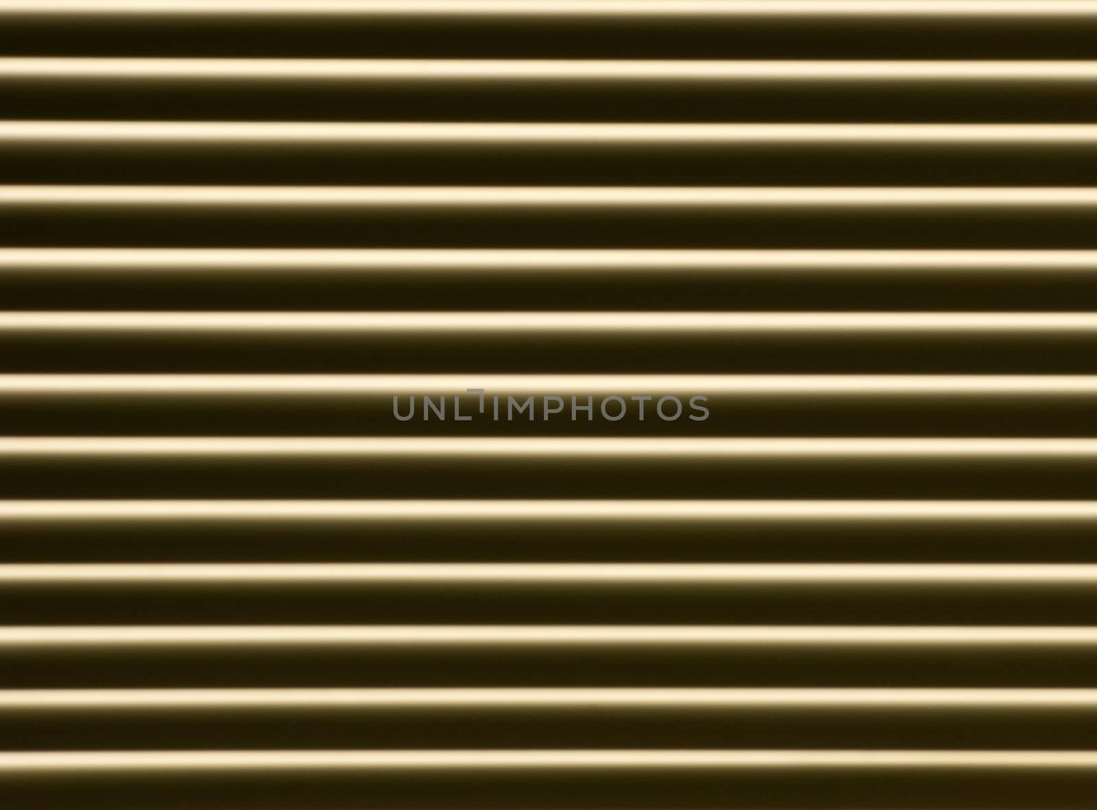 Fragment of closed horizontal window blinds