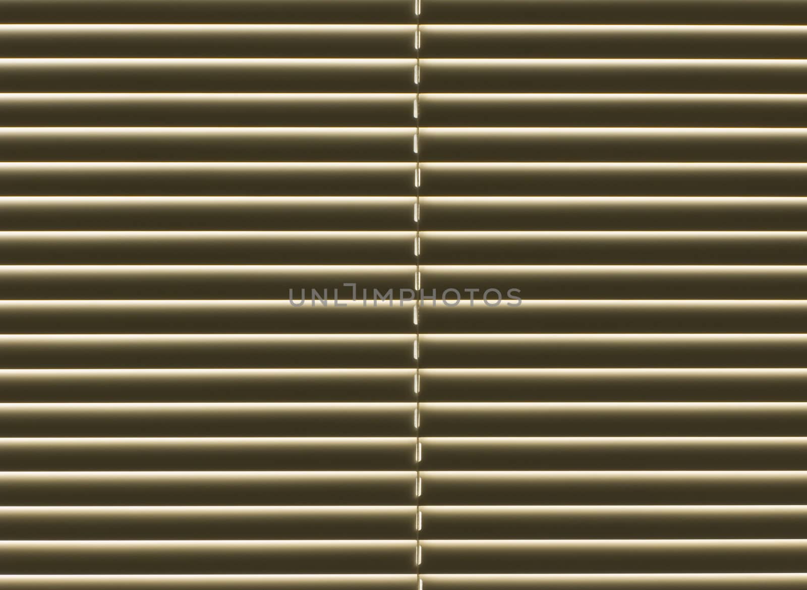 Close up of closed horizontal window blinds