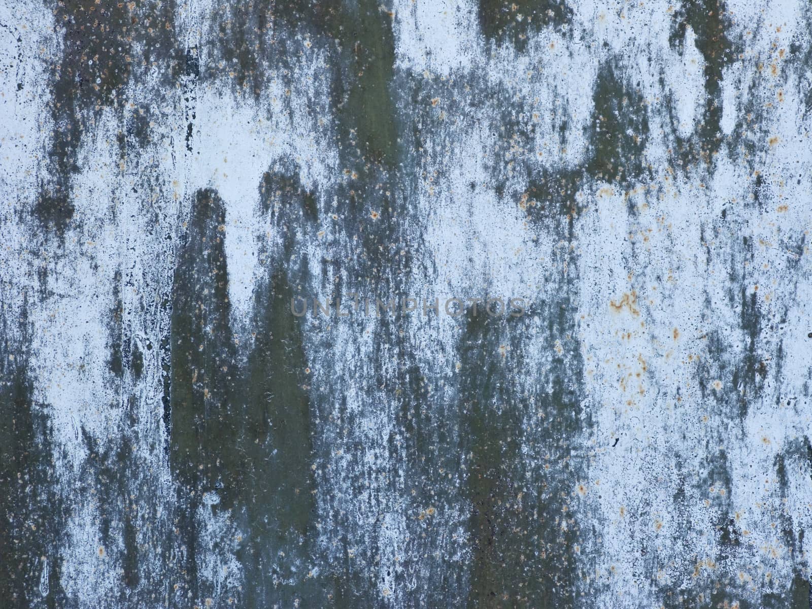 Close up of old rusty colored metal surface