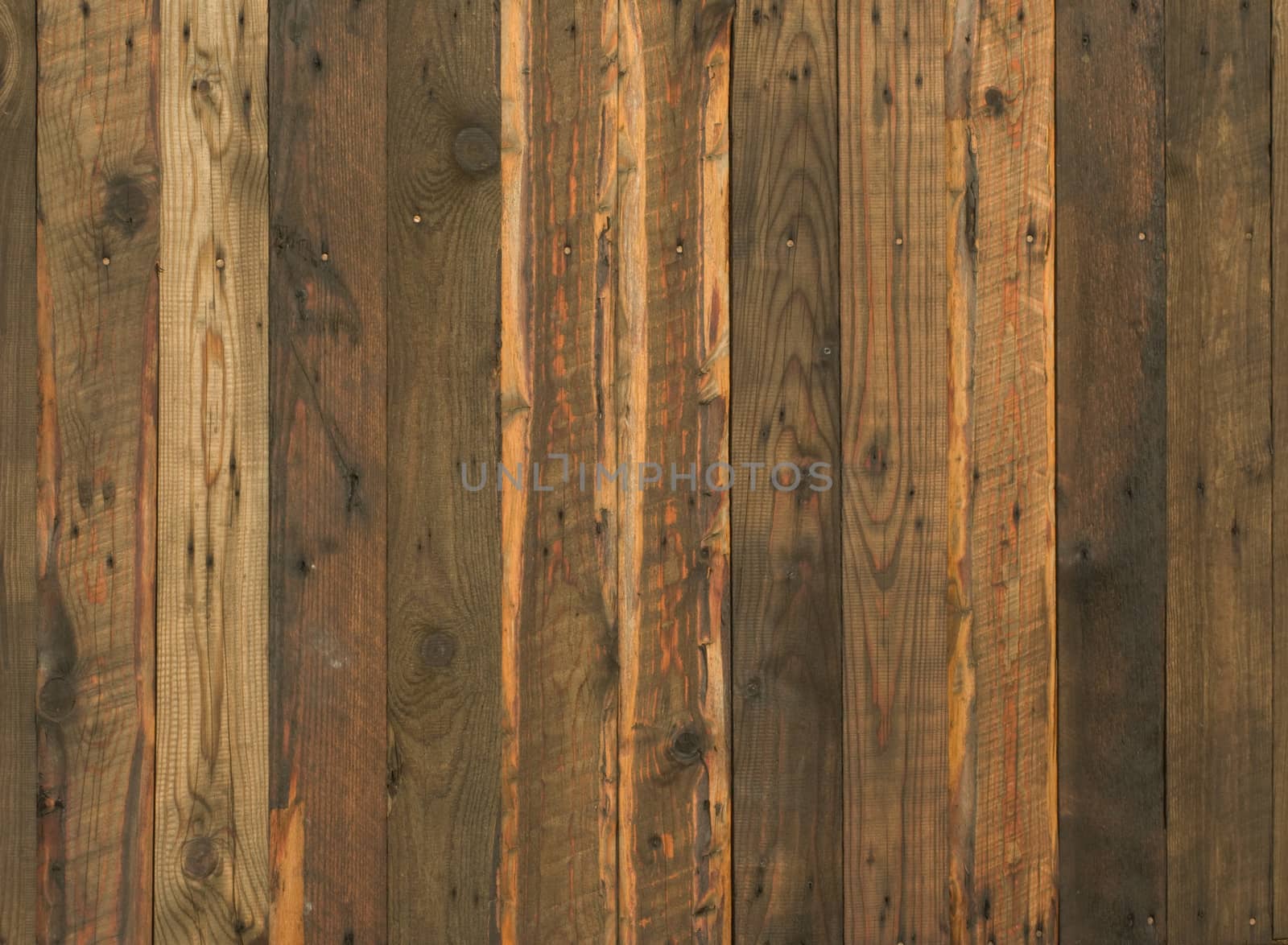 Close up of brown plank wooden surface