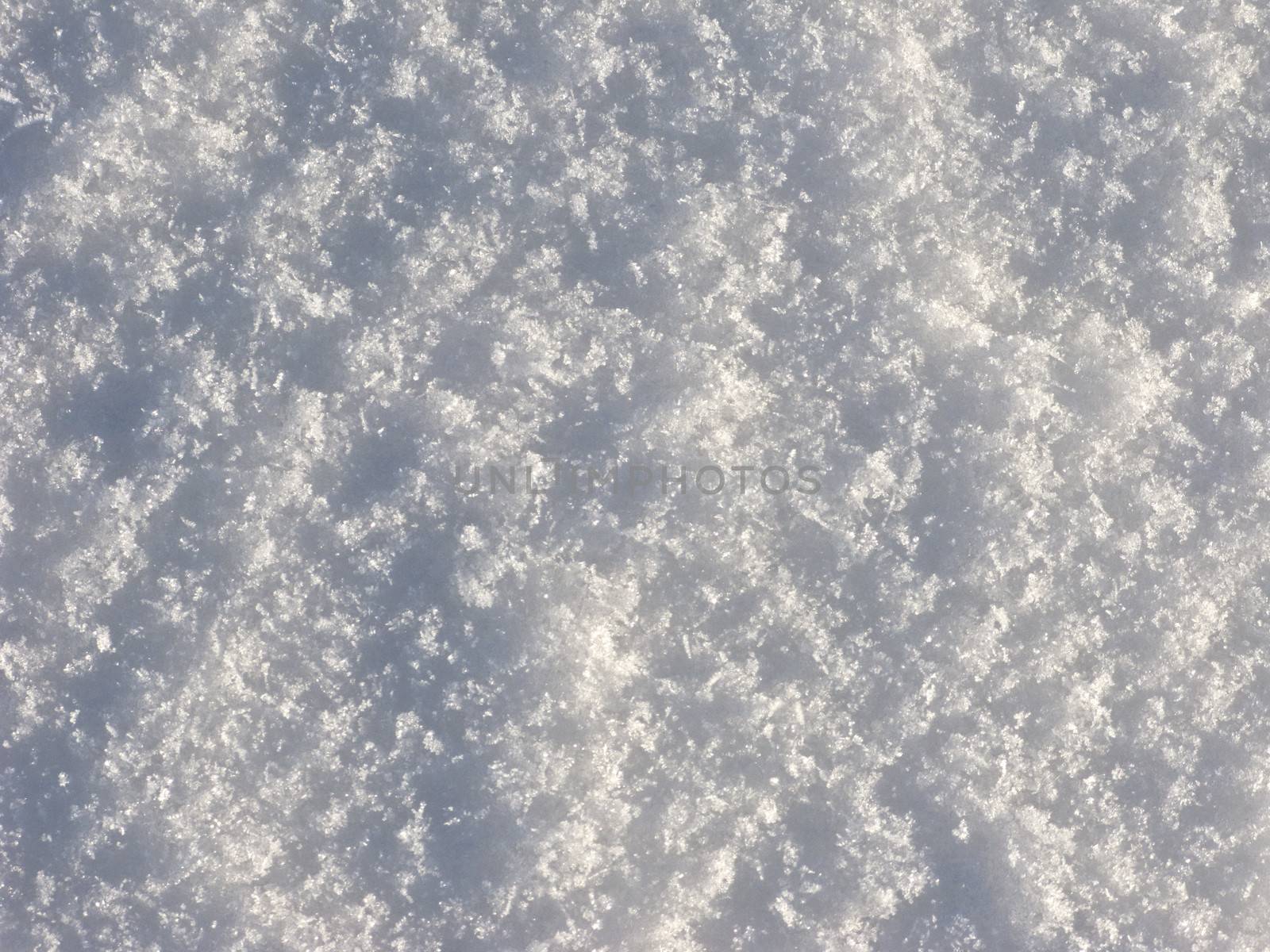 Crystal snow surface background by wander