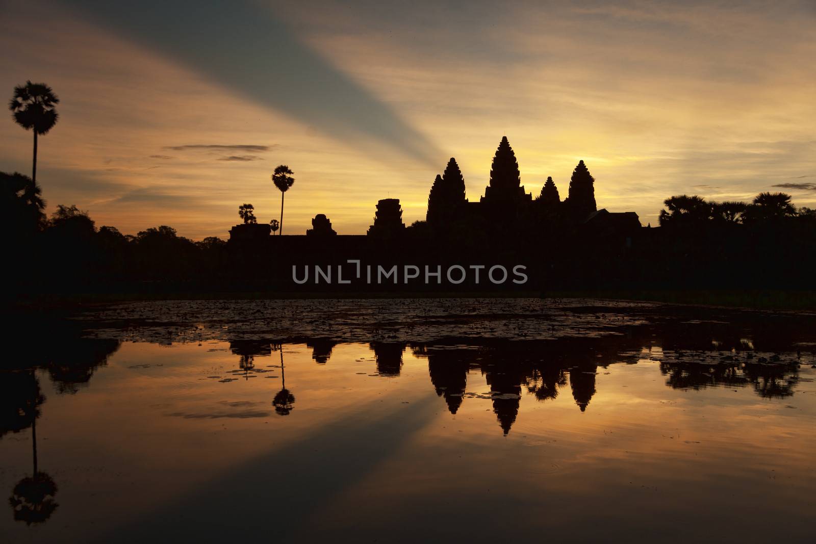 Angkor Wat at  sunrise by ldambies