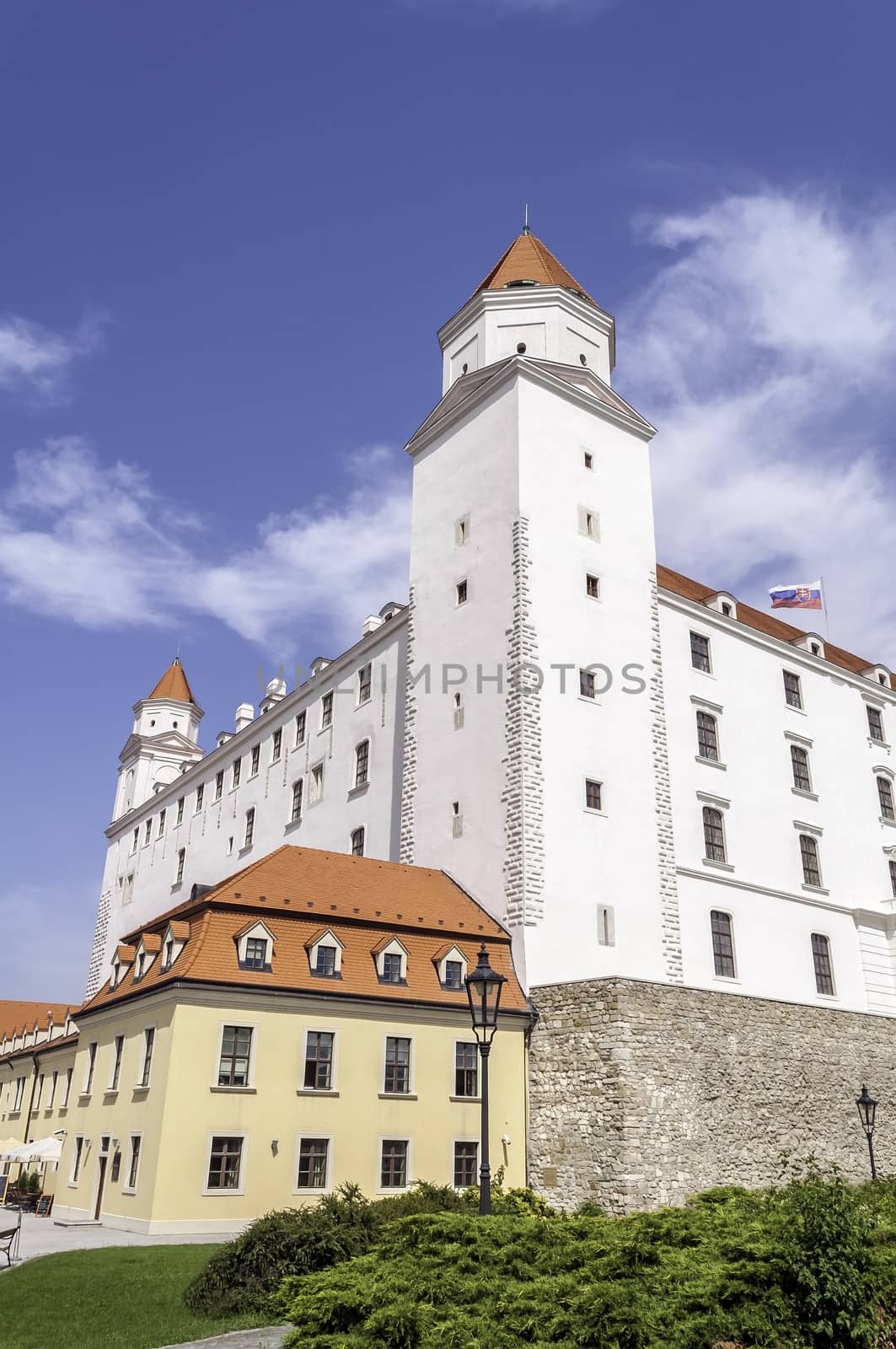 View of the Bratislava Castle, in the Slovak Republic.
