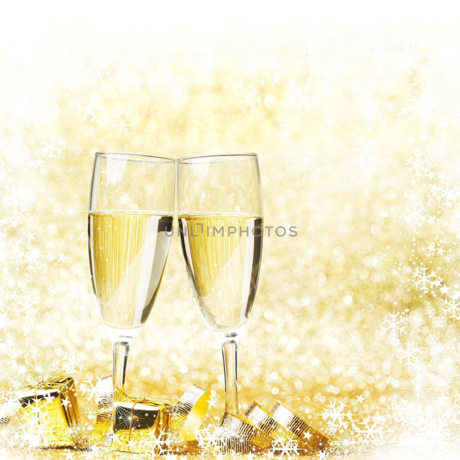 New year champagne by Yellowj