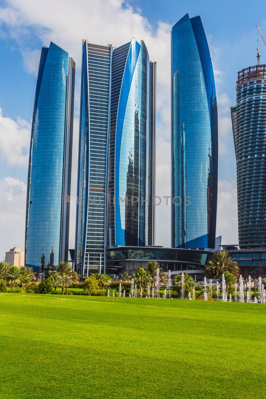 Skyscrapers in Abu Dhabi, UAE by oleg_zhukov