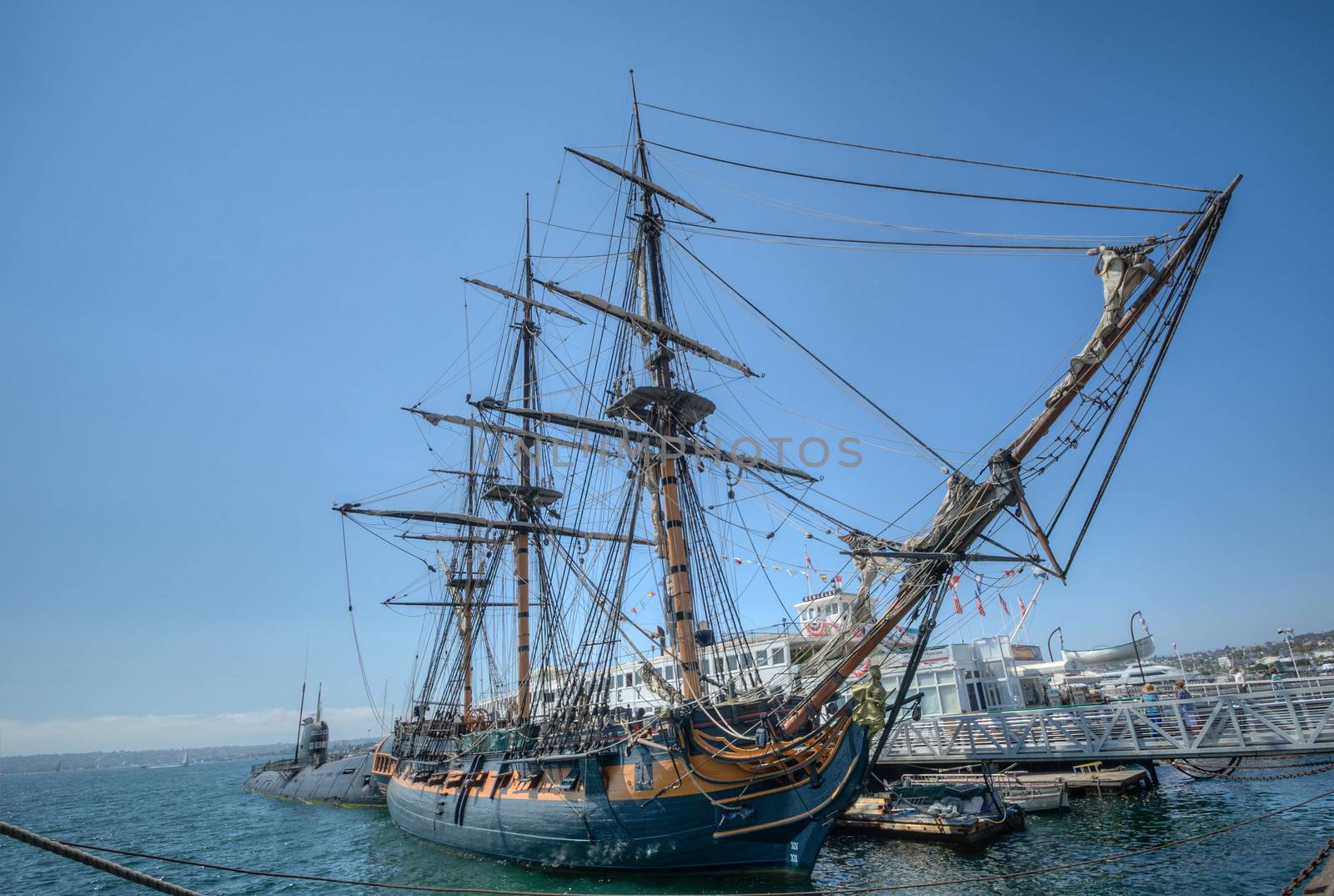 San Diego sailing ship by weltreisendertj