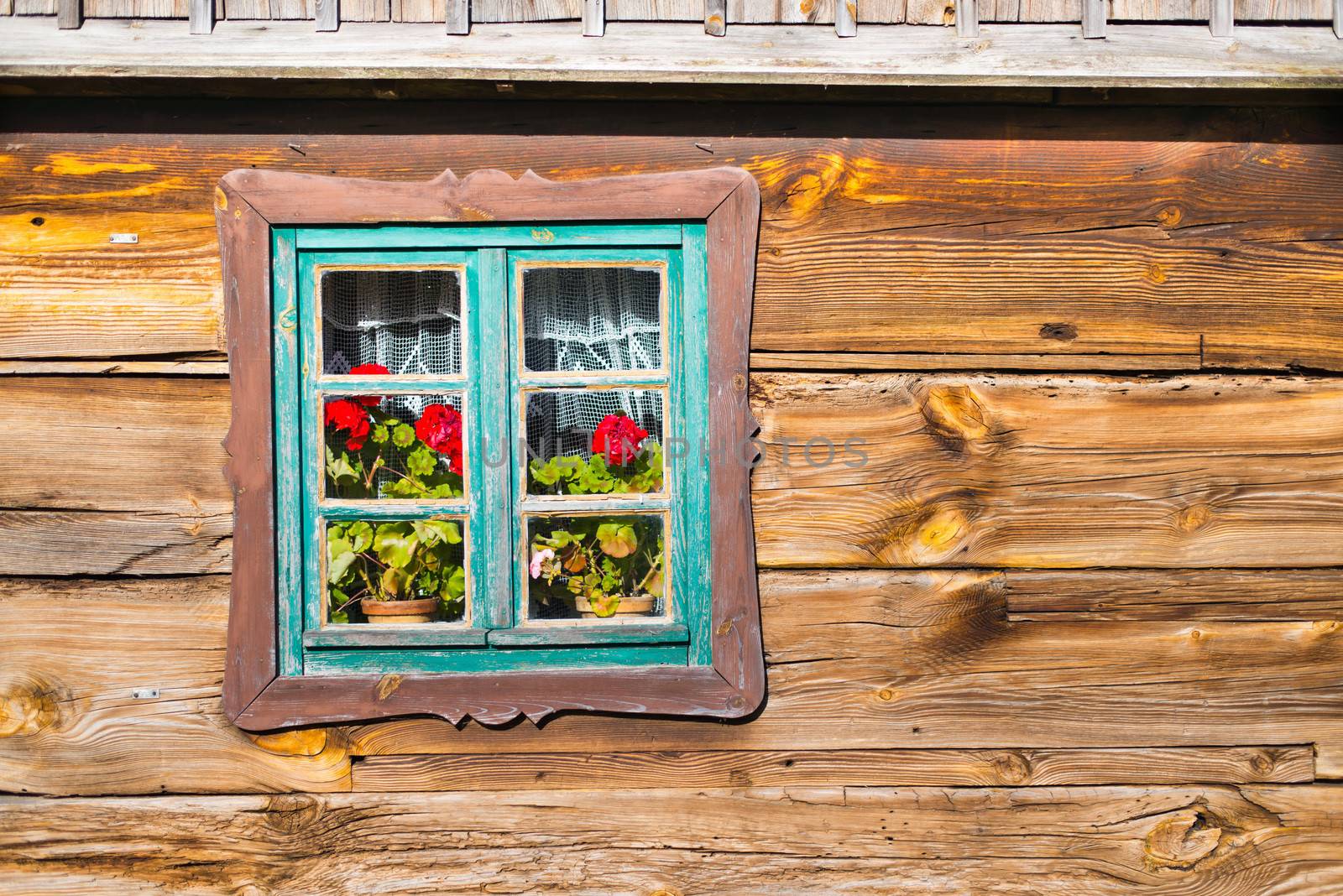 Old rural home in polish heritage park