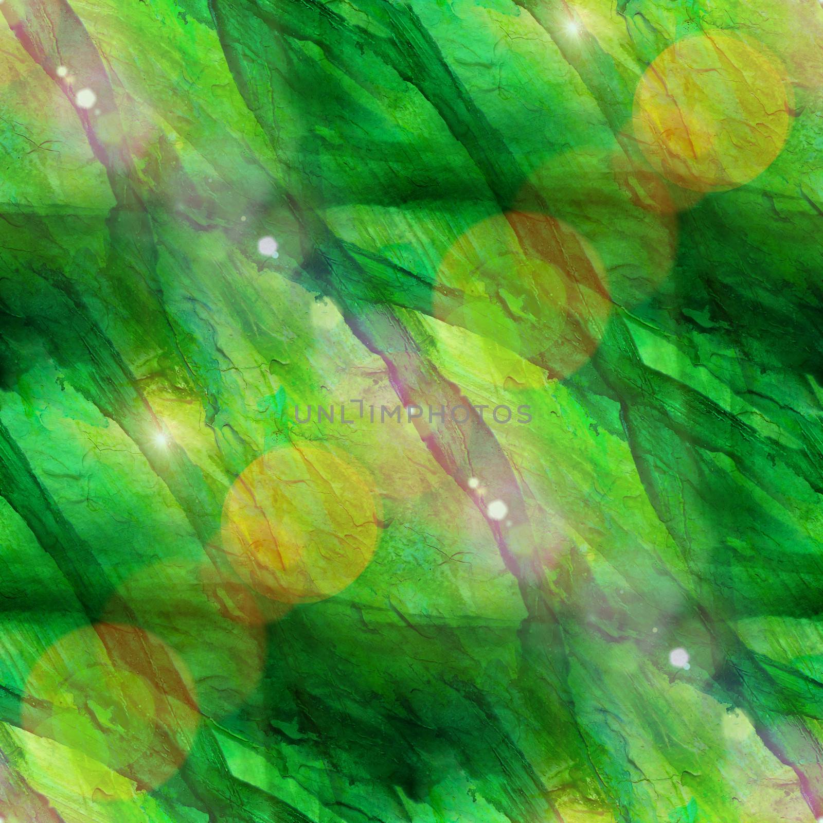 sun glare background green watercolor art seamless texture abstract brush