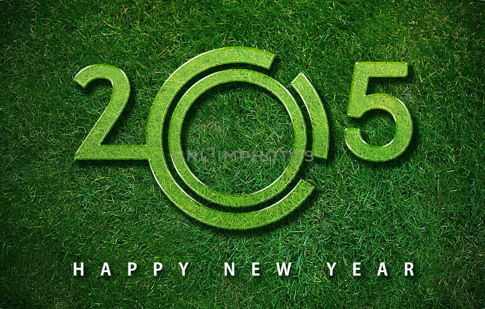 Happy new year 2015, with ecology concept for 2015 year, the same concept available for 2016 and 2017 year.